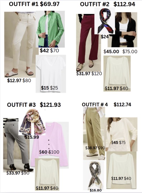 4 Spring Outfits for Regular & Plus-Size Women: Outfits $70 – $122